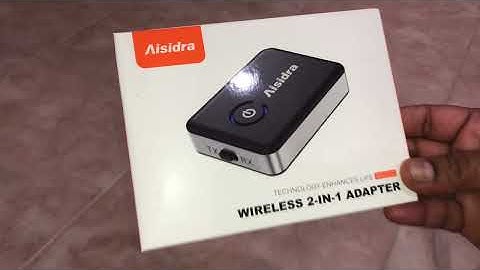 Bluetooth Transmitter Receiver, Aisidra V5.0 Bluetooth Adapter for Audio