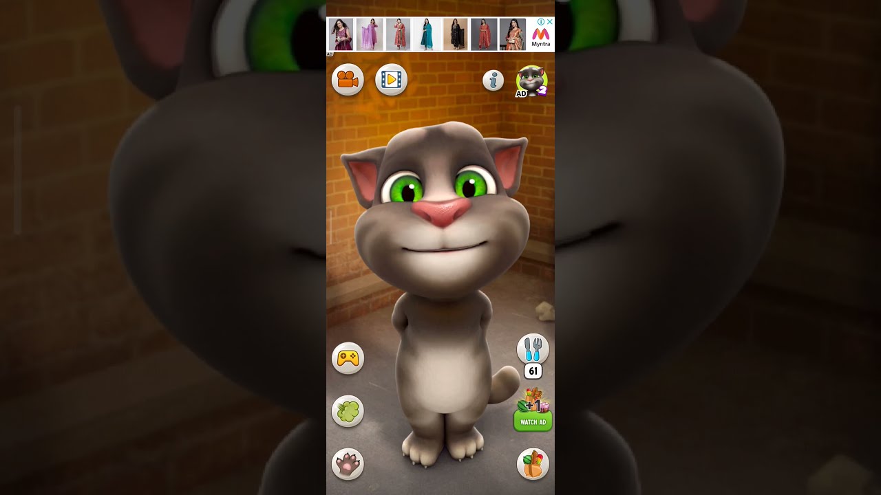 Talking Tom Comedy Video Shorts Viral Shortsfeed Funny Fun Ytshorts Gaming Games Talkingtom