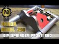 DIY Custom Springer Front End Honda Rebel 250 Bobber Part 14