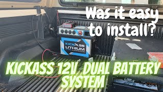 Kickass Dual Battery System install  Australian Direct  Every 4x4 owner needs this!