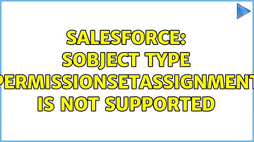 Salesforce: sObject type 