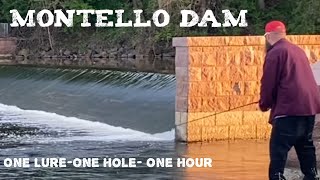 Montello dam.1 Rod ,1 Lure, one hole,