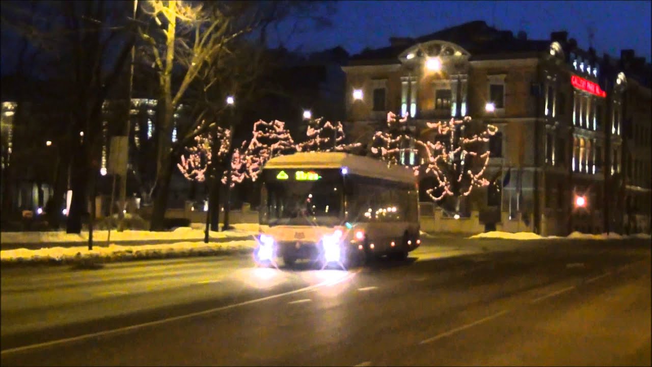 Троллейбус с маршрутом "Skrien" Рига 2013g