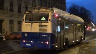 Троллейбус с маршрутом "Skrien" Рига 2013g