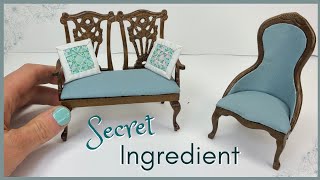 SOFT painted fabric Mini furniture makeover by Queen City Minis 7,016 views 2 months ago 4 minutes, 2 seconds