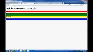 1 | jQuery | Intro using slideToggle, slideUp, slideDown
