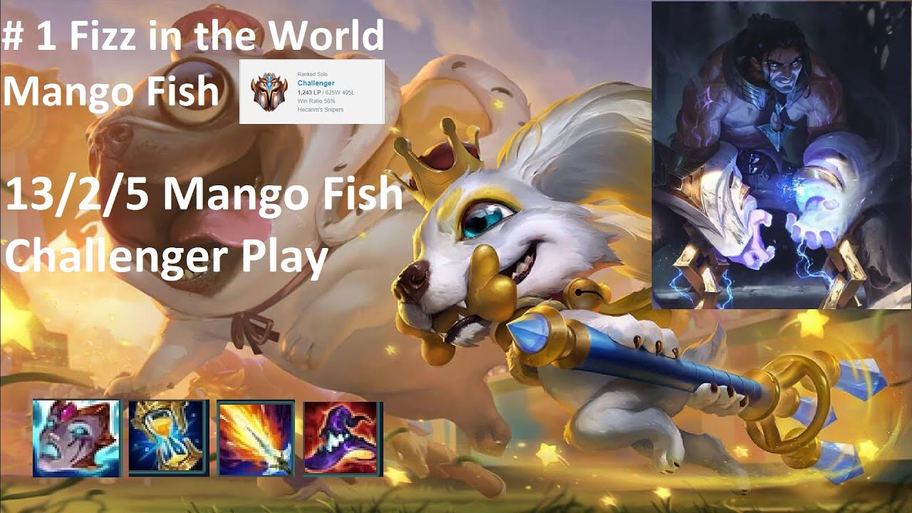 Fizz vs Sylas 13/2/5 Mango Fish Challenger Play [English Subtitles]
