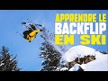 Apprendre le back flip en ski