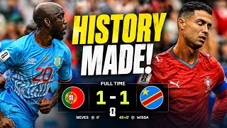 PORTUGAL 1-1 DR CONGO! 😱 DR CONGO MAKE HISTORY WITH FIRST EVER WORLD CUP POINT VS RONALDO! 🇨🇩🇵🇹 