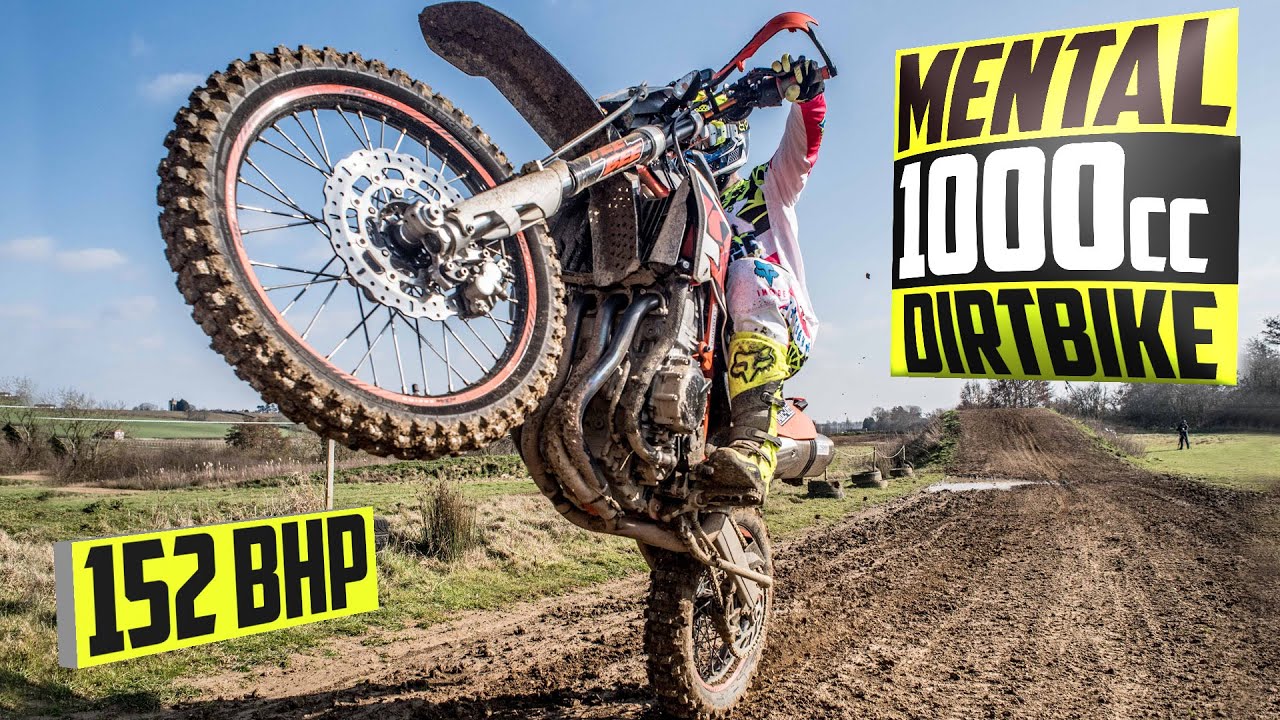 Riding a CRAZY 1000cc Dirt Bike on a Motocross Track!