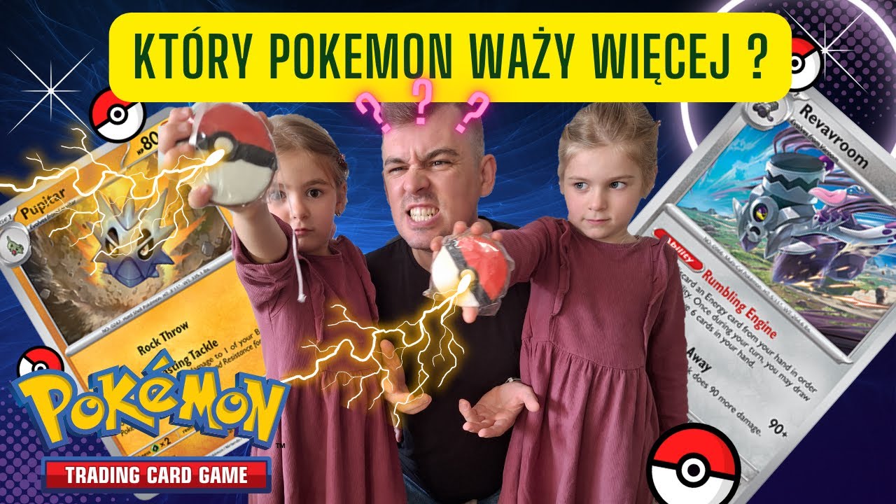 NIESAMOWITY CHALLANGE: Który Pokemon waży więcej? 🤔💪⚙️ Walczące vs