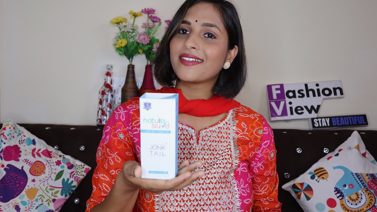 Nature sure jonk tail | best dandruff hair oil | FashionViewchetna