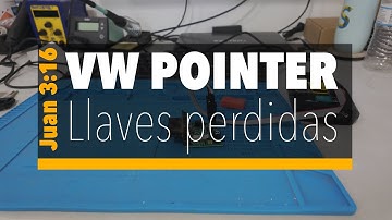 VW Pointer llaves perdidas , llaves por archivo con chip listo para encender