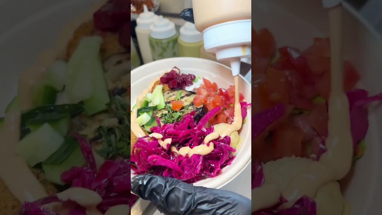 How to make the most perfect bowl at Hummus Republic!😍😋 