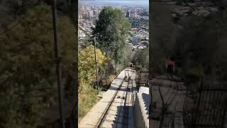 Bajada en el Funicular 🚠 #Paraquemet #Santiago #TimeLapse