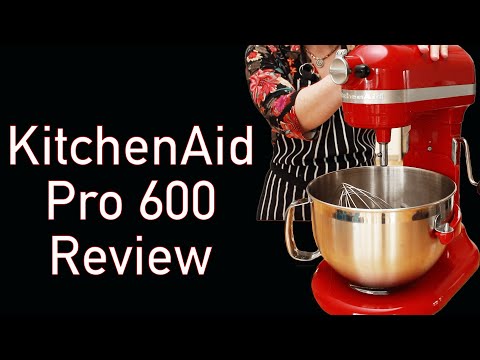 KitchenAid Pro 600 Deluxe Series Stand Mixer - Empire Red w/Bowl & Blades