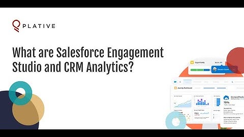 What are Salesforce Engagement Studio and CRM Analytics?