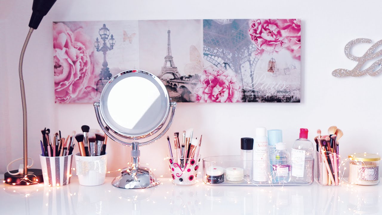 Mon rangement maquillage • Vanity tour | Organisation 2016