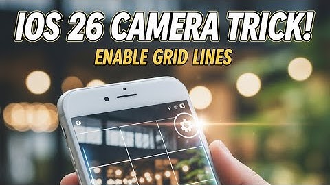 How To Enable Grid Lines on iPhone Camera (iOS 26) || Mobile iOS 26 || Mobile crazy?