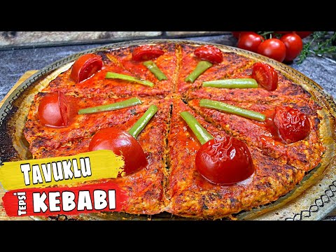 MEŞHUR Hatay Tepsi Kebabı (Tavuklu) | Kebap Tarifleri