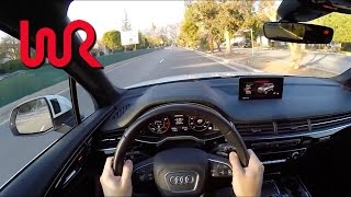 2017 Audi Q7 3.0T quattro - WR TV POV City Drive