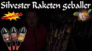 Silvesterabend Raketen Geballer Silvestervorfreude 2023