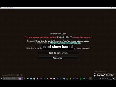 Hypixel False Cheating and Hacking ban.