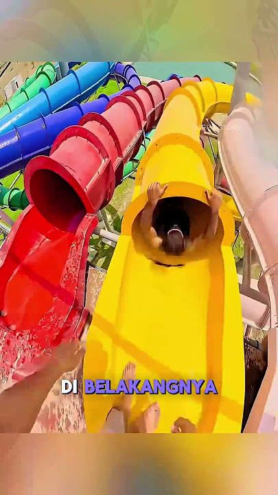 Dua Orang Ini Nyangkut di Perosotan, Endingnya Bikin Ngakak!😂🤣 #shortvideo