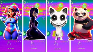 Pomni VS Hotel Transylvania 2 VS Zoonomaly VS Kung Fu Panda 4 🔥 Tiles Hop: Beat Master