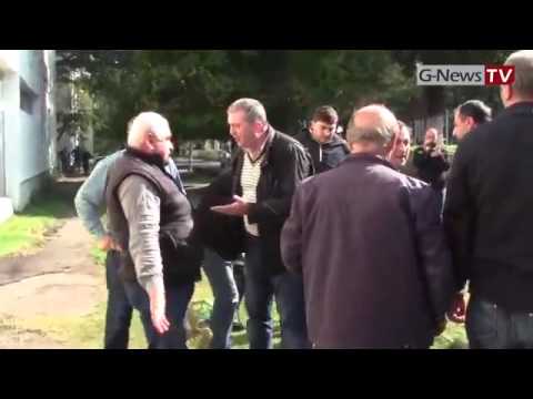 საპროტესტო აქცია \"ნაციონალური მოძრაობის\" ოფისთან