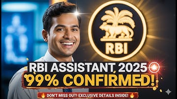 RBI Assistant 2025 Notification Confirmed | 99% Authentic Update by Ex-RBI Officer Sushil Ragade Sir