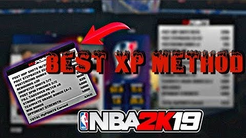 NBA 2K19 HOW TO REP UP FAST WITH A POST SCORER! BEST XP METHOD