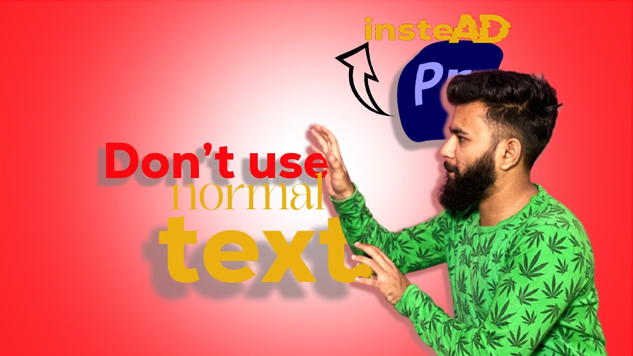 Avoid This Boring Text and Engage Your Viewers Instead....Animate your TEXT in Premiere Pro