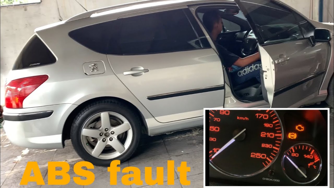 ABS ESP fault peugeot 407 YouTube