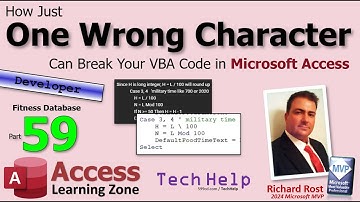 كيف يمكن لحرف خاطئ واحد فقط أن يُعطّل كود VBA الخاص بك في Microsoft Access - اللياقة البدنية #59