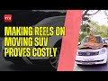 Bride makes reels on moving SUV, see how it ends