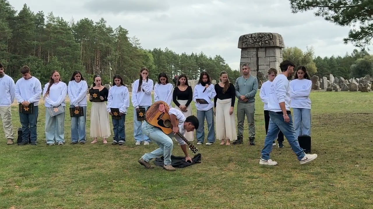 מסע לפולין- מחזור פ״א- הטקס בטרבלינקה