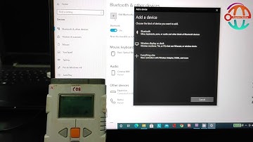 How to connect Bluetooth NXT to PC