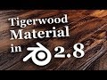 Blender Tutorial | 100% Procedural Tigerwood Material
