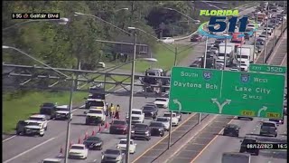 4 injured in crash after police pursuit ends near I-95 and Golfair Blvd.