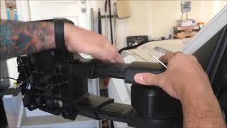 How to Disassemble 2014  2019 GM Tow Mirrors for Side Camera Installation