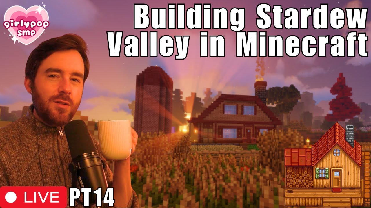 Minecraft Valley Build Building Stardew Valley in Minecraft - YouTube