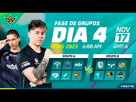 Free Fire World Series 2023 - Fase de Grupos Día 4