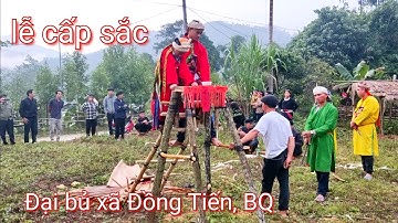 Lễ cấp sắc tại nhà Đại bủ thôn Cuôm, Đồng Tiến, Bắc Quang.