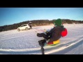 Snow Tubing with Mazda CX5 | Катание на ватрушке за машиной