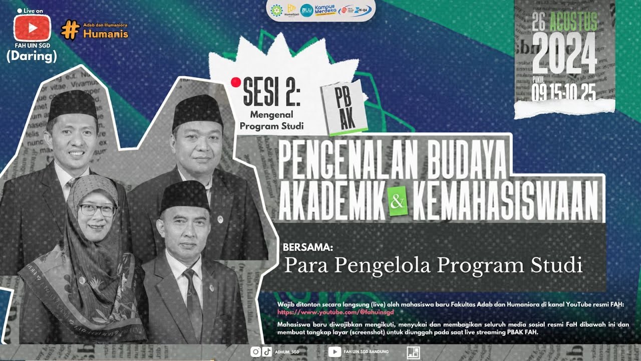Pengenalan Budaya Akademik dan Kemahasiswaan - Bersama Para pengelola Program Studi - SESI 2