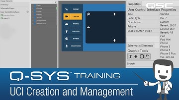 Q-SYS Level One Training  |  UCI Creation and Management (EN)