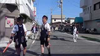 20140913 14 1166やわたんまち神明町の山車 農協通りから八幡へ