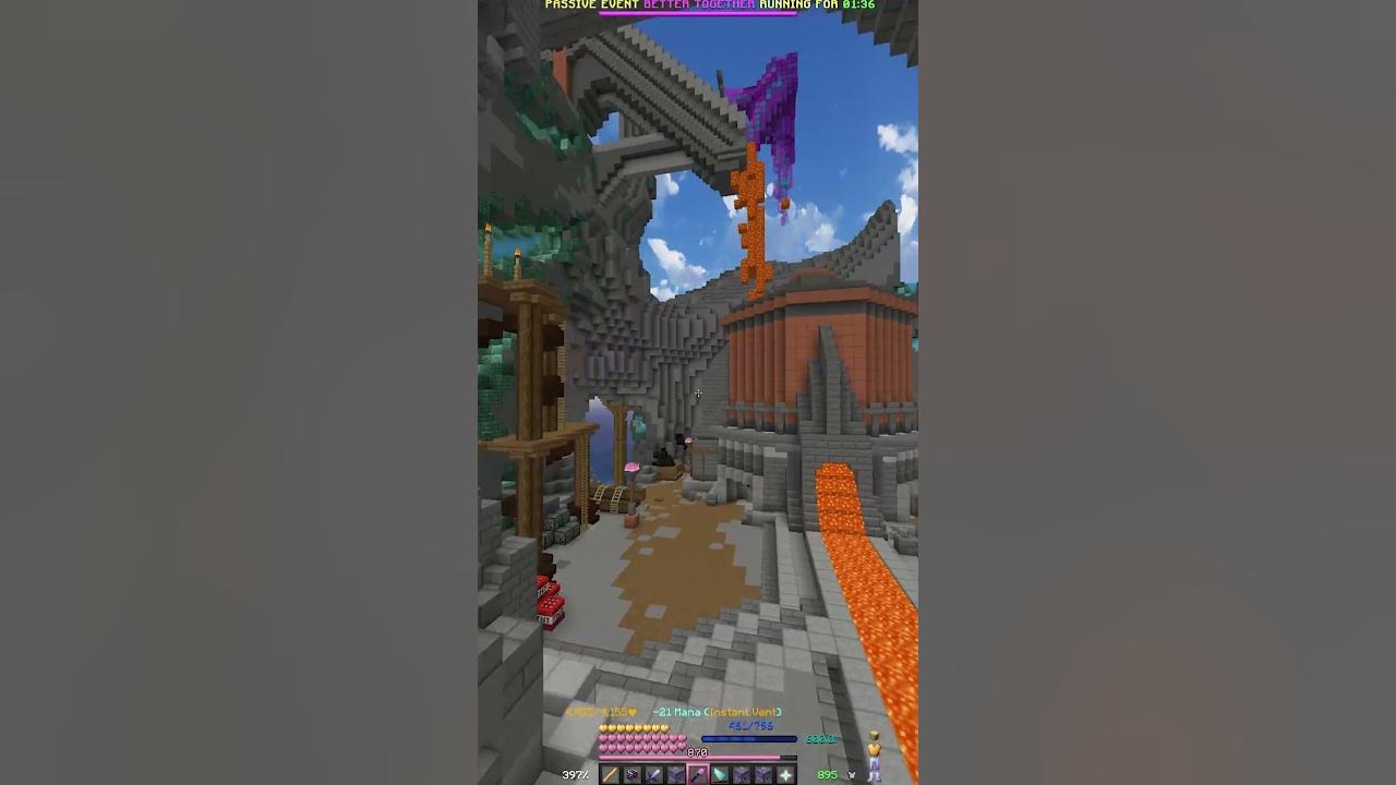 How to grind Diamond Goblins #minecraft #skyblock #hypixel #