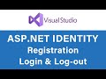 Aspnet identity  user registration login and logout